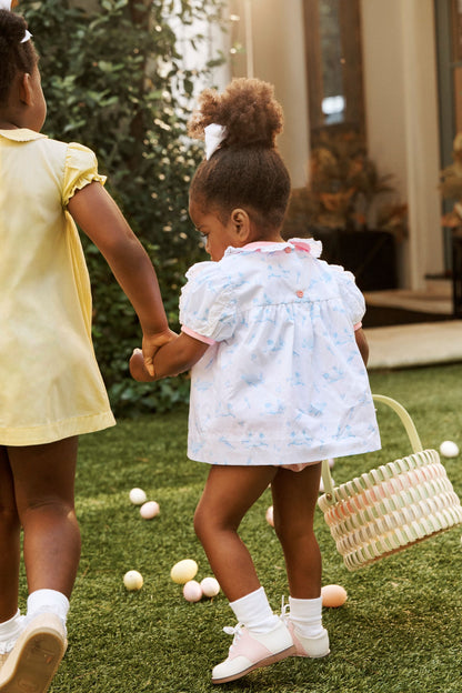 Beaufort Bonnet Mary Baker Bloomer Set - Lindon Hill Hops & Pier Party Pink