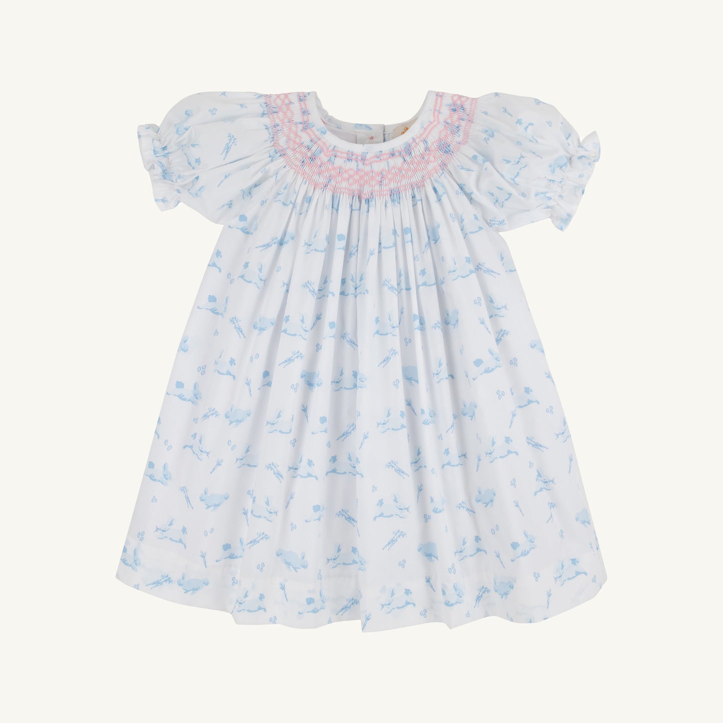 Beaufort Bonnet Short Sleeve Sandy Smocked Dress - Lindon Hill Hops