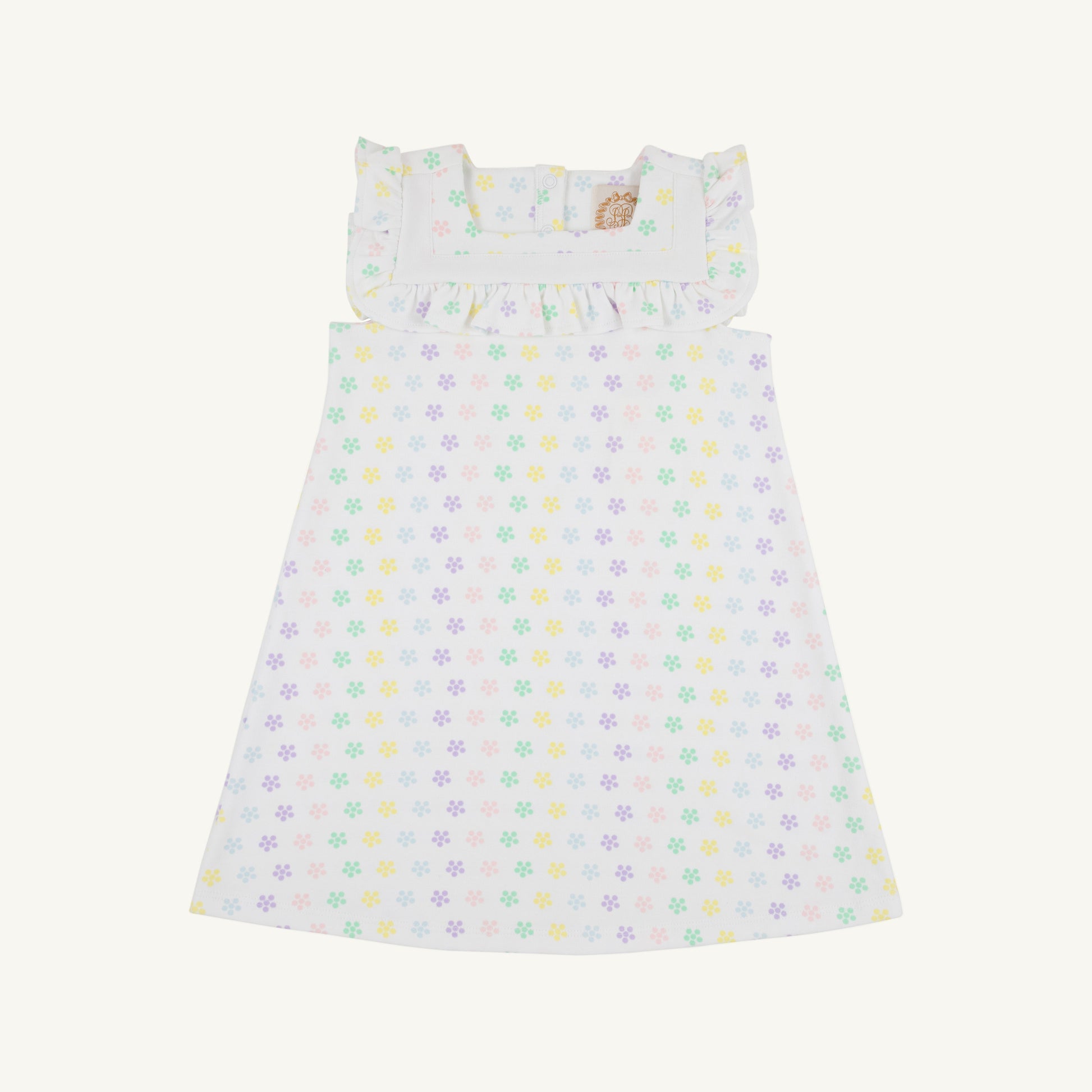 Beaufort Bonnet Darla Dress - Birmingham Buttons & Worth Avenue White