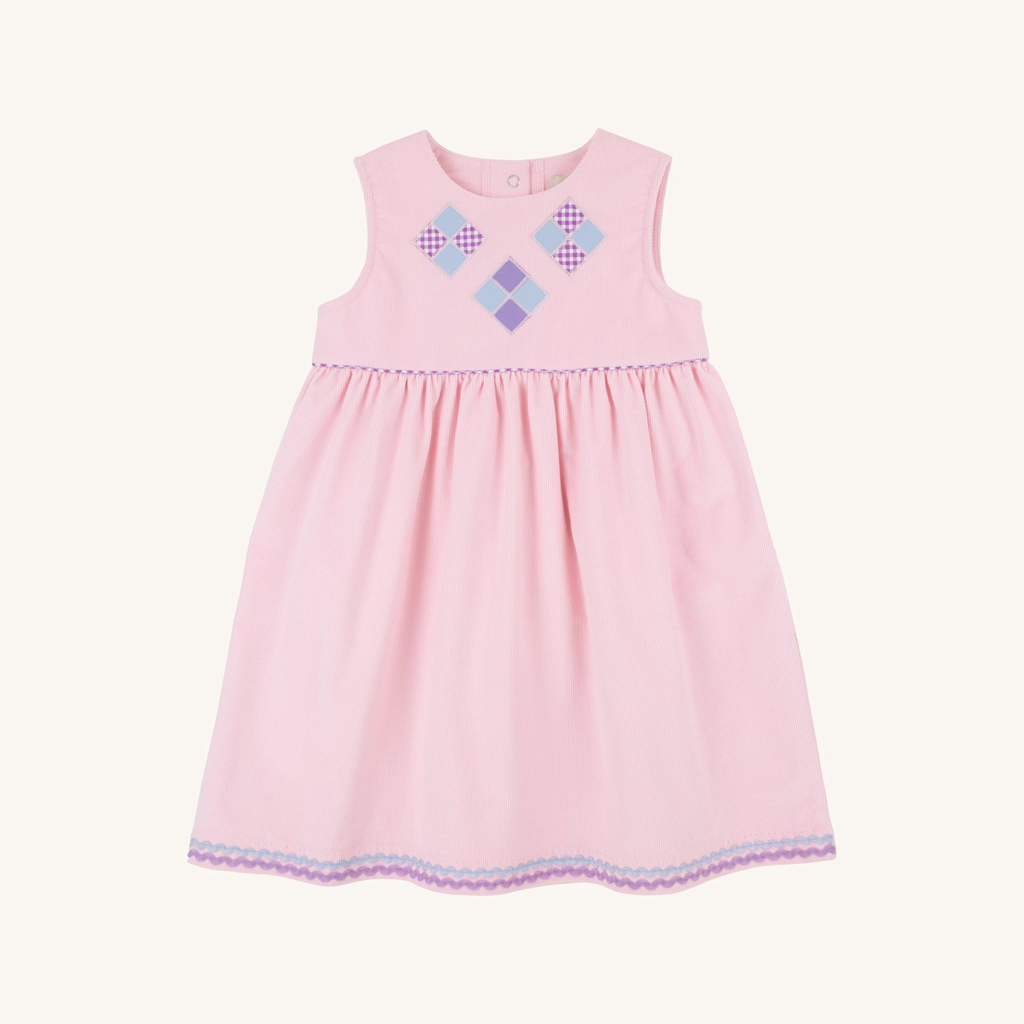 Beaufort Bonnet Sleeveless Cindy Lou Dress (Corduroy) - Palm Beach Pink