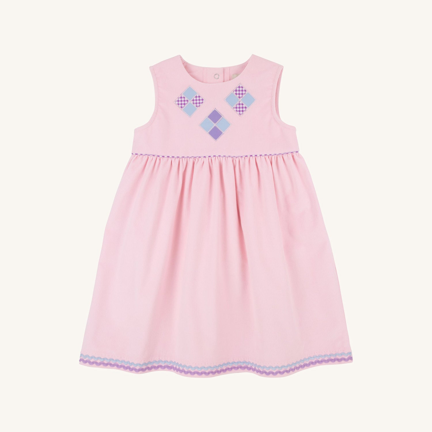 Beaufort Bonnet Sleeveless Cindy Lou Dress (Corduroy) - Palm Beach Pink